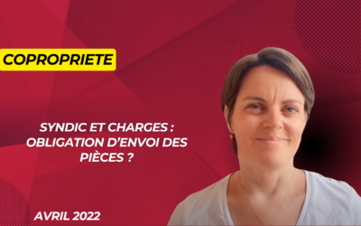Syndic et charges : obligation d’envoi des pièces ?