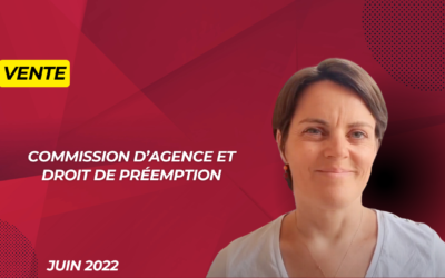 Commission d’agence et droit de préemption