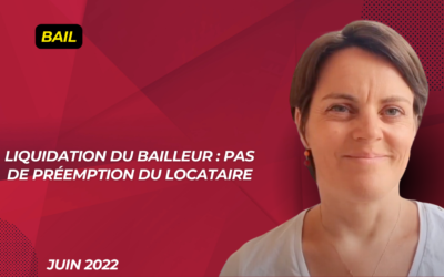Liquidation du bailleur : pas de préemption du locataire