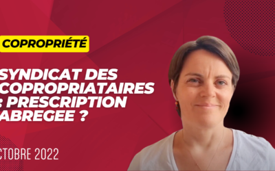 Syndicat des copropriétaires : prescription abrégée?