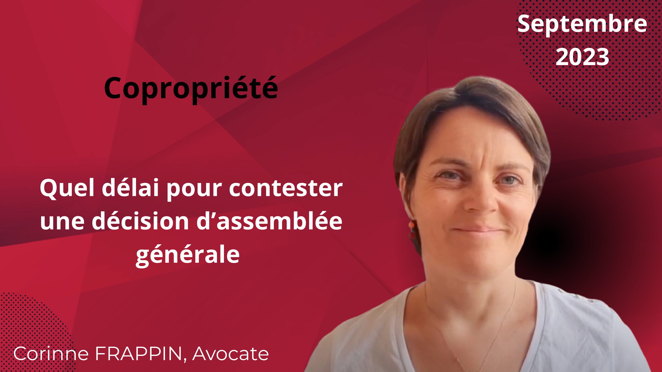 Quel est le délai pour contester une AG de copropriété?