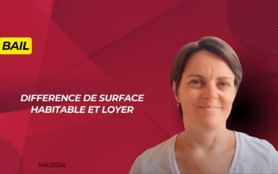 Différence de surface et loyer