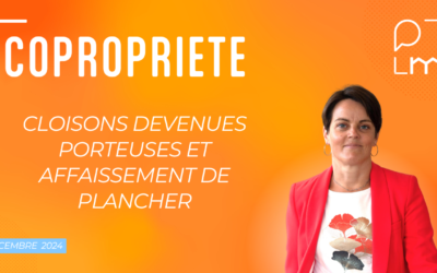 Cloisons devenues porteuses et affaissement de plancher