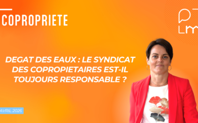 Dégât des eaux : le syndicat est-il toujours responsable ?